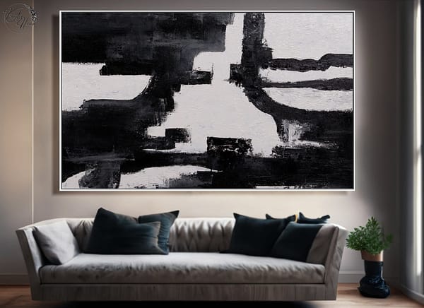 minimalist oversized art