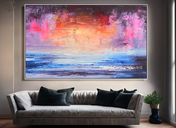 abstract art large painting