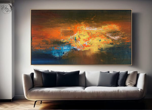 abstract painting wall art