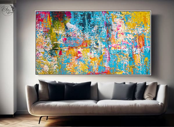 abstract art large painting