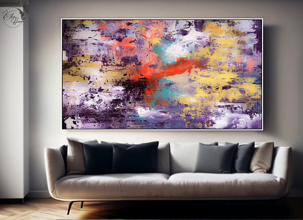 canvas abstract painting