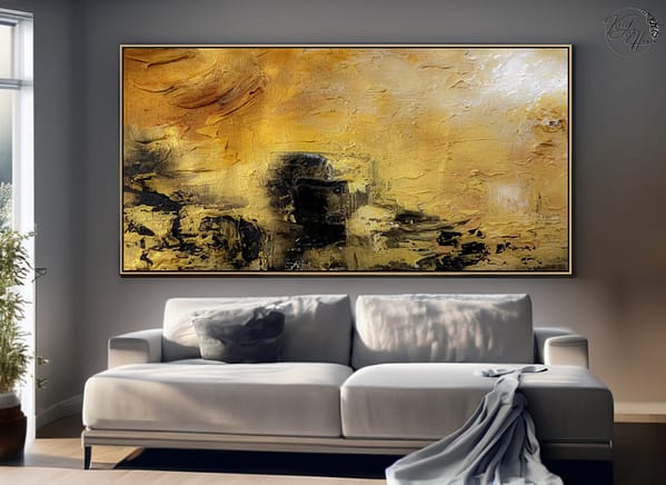 abstract painting for bedroom