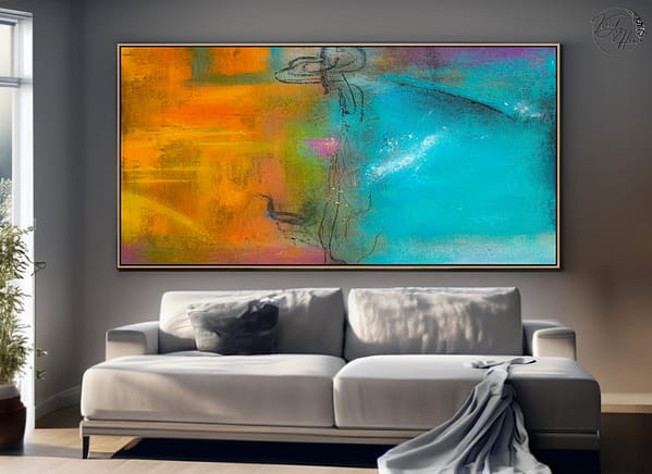 abstract painting wall art