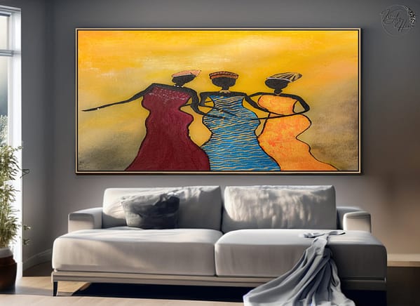 canvas abstract painting