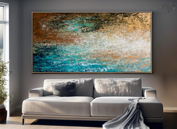 canvas abstract painting