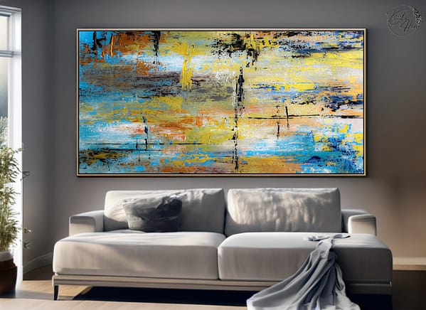 abstract canvas wall art