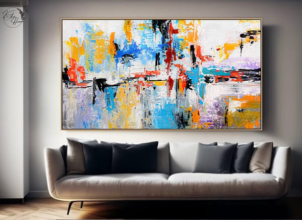 abstract canvas wall art