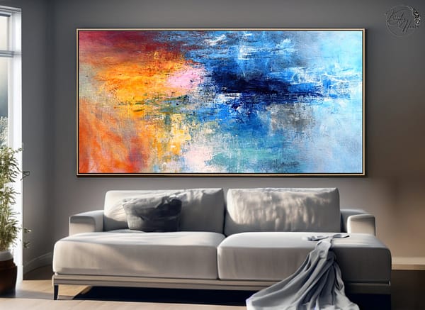 abstract colorful painting