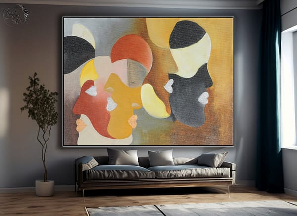 abstract decor wall art
