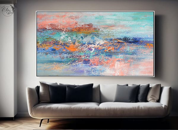 texture painting colorful