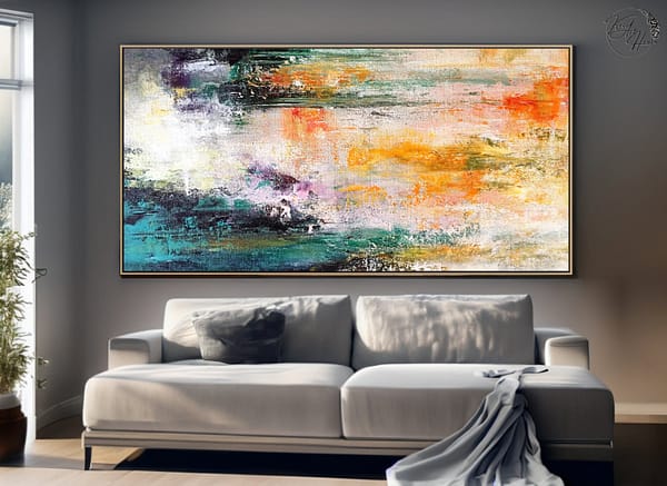 colorful modern painting