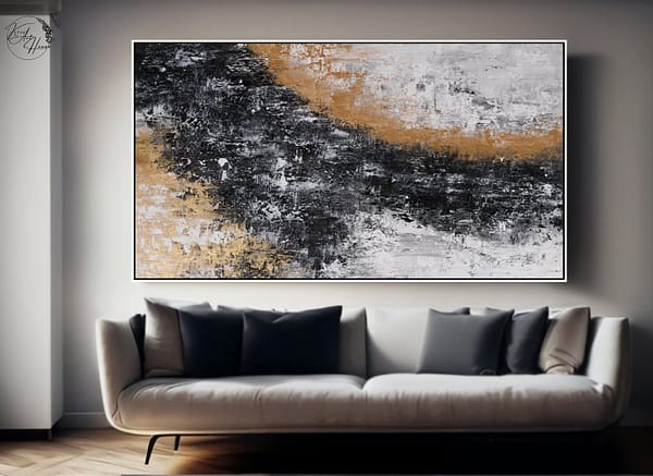 Painting abstract acrylic