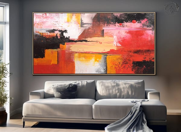 abstract on canvas