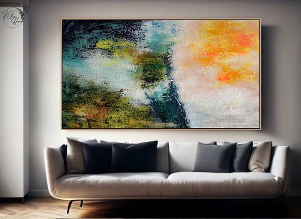 abstract painting for bedroom