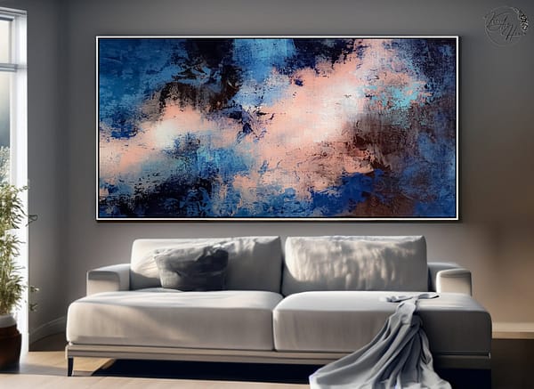 abstract canvas painting