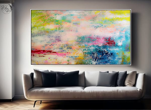 canvas abstract painting