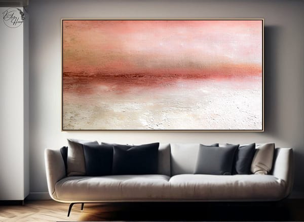 large abstract painting