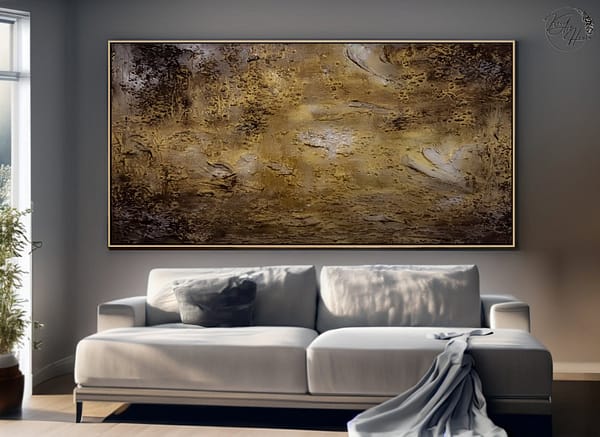 abstract textured painting