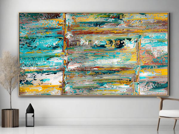 abstract texture wall art