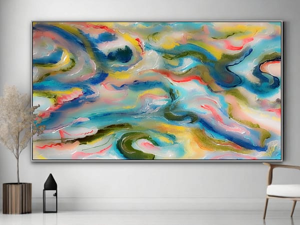 abstract colorful painting