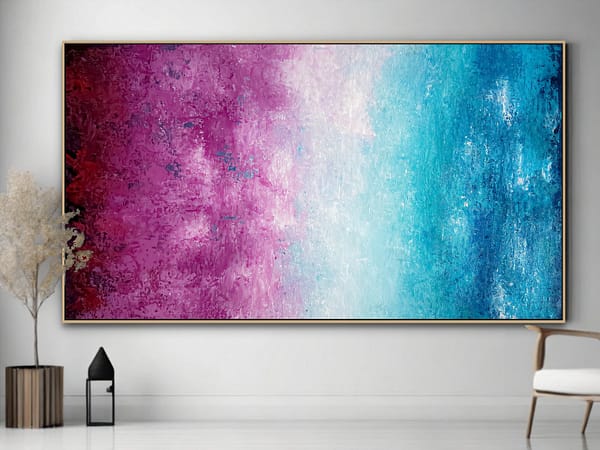 abstract painting for bedroom
