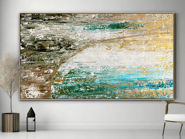 abstract bedroom decor art