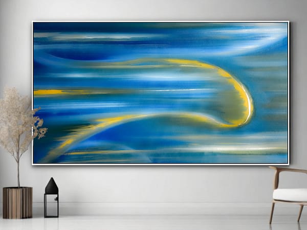 Painting abstract acrylic
