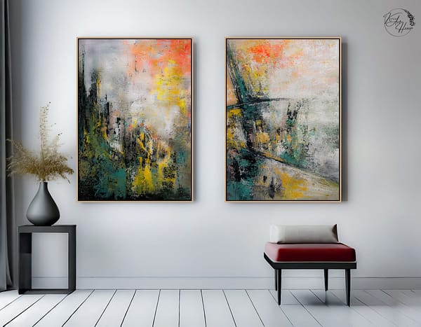 abstract art large painting