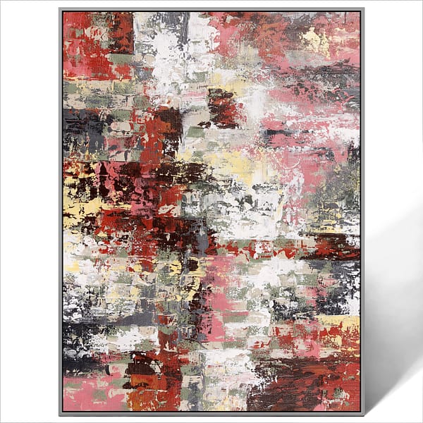 Abstract beige art painting