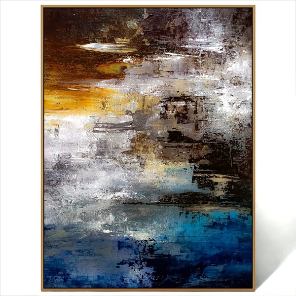 abstract Palette knife painting