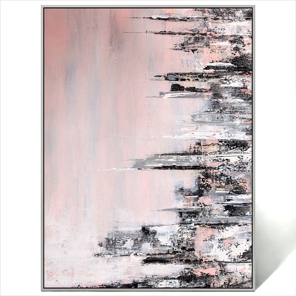 abstract city art painting