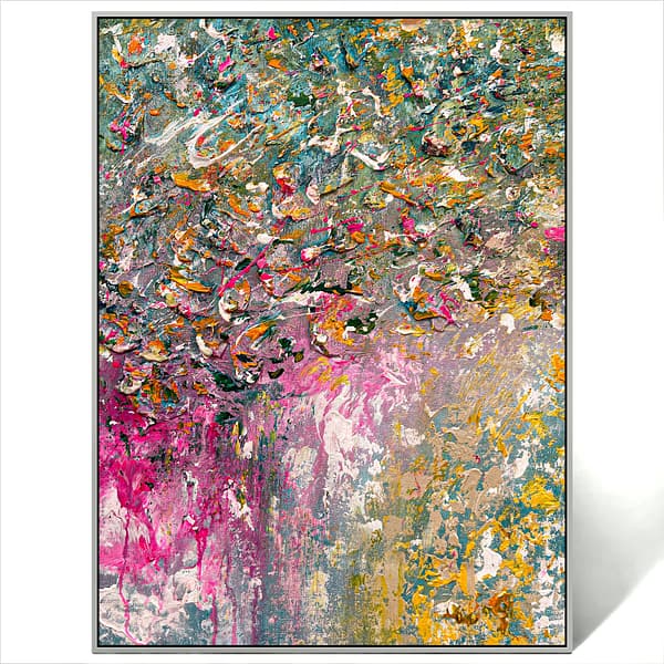 abstract colorful art painting