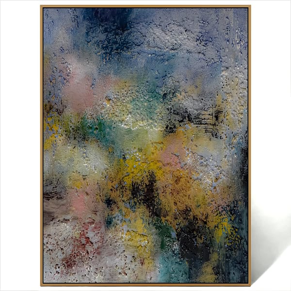 abstract heavy texture painting