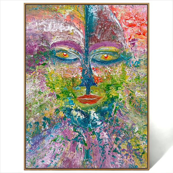 Abstract Boho Face Art