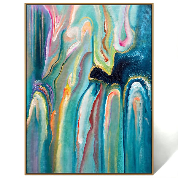 abstract colorful wall art canvas