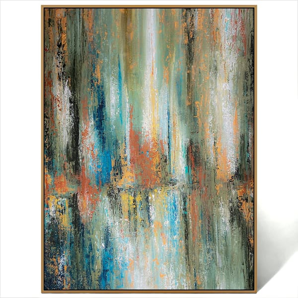 abstract drip art canvas