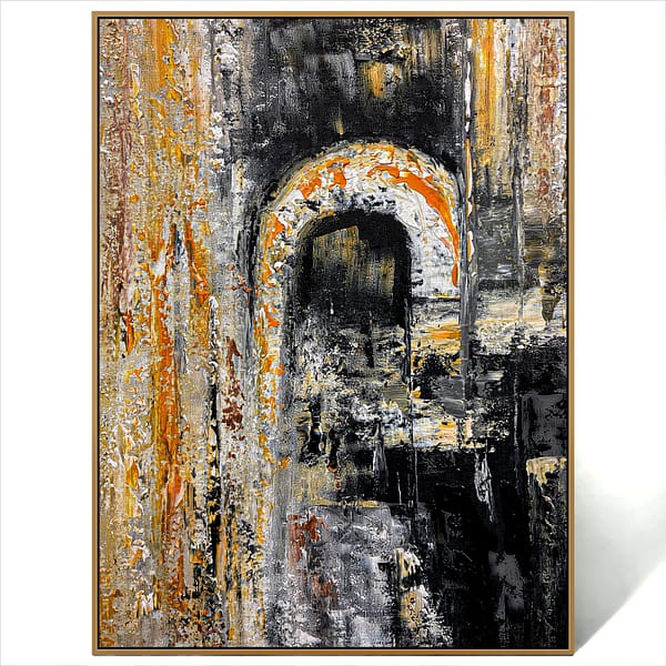 Abstract unique texture art canvas