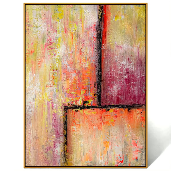 modern geometric art painting canvas