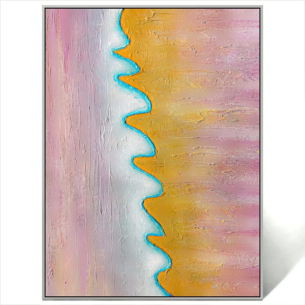 abstract modern art painting canvas