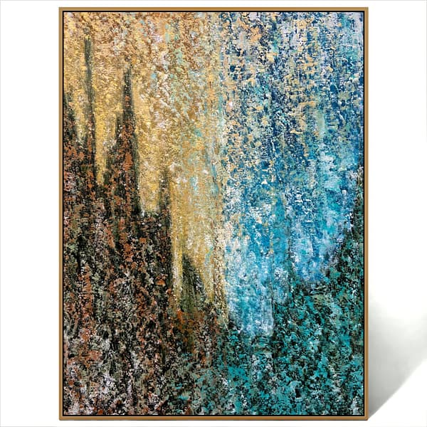 abstract mountain wall art canvas