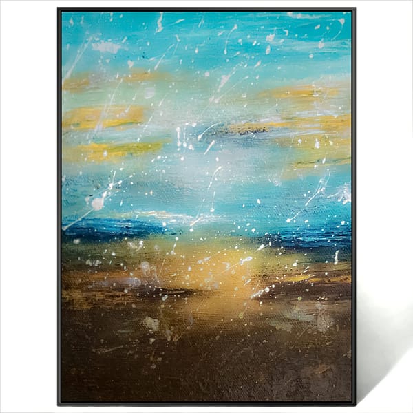 abstract landscape painting