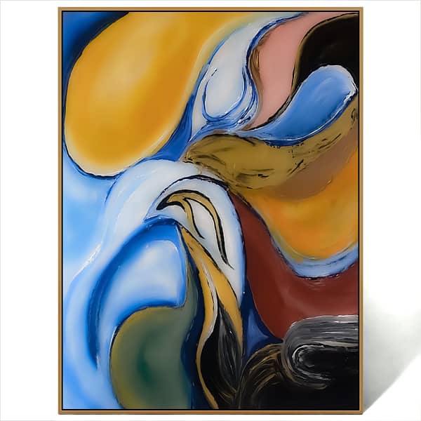 abstract brush stroke art painting