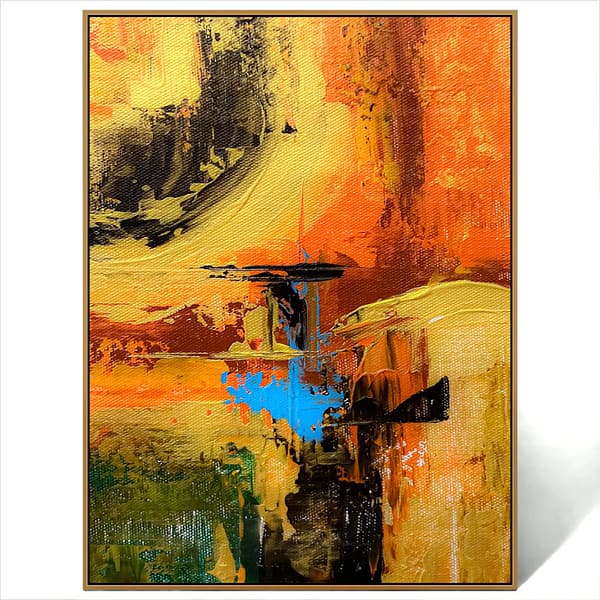 abstract colorful art painting