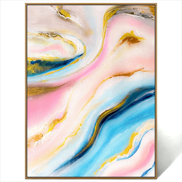 abstract multi color artwork canvas