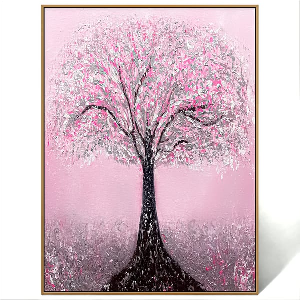 abstract minimal tree art canvas