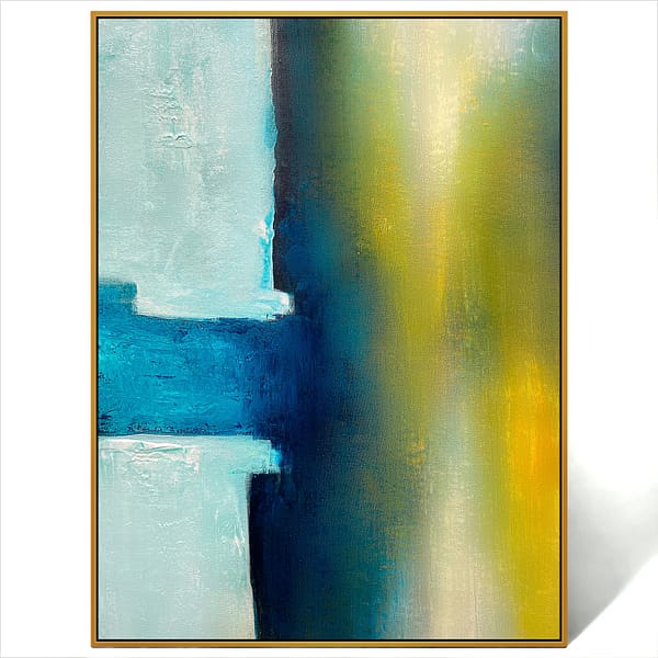 abstract geometric wall art