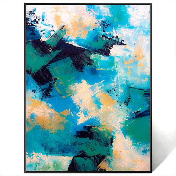 abstract artwork on canvas