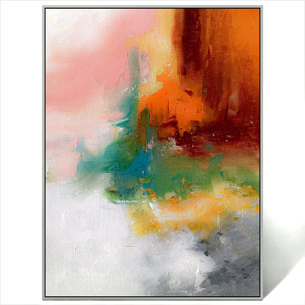 abstract multicolor painting