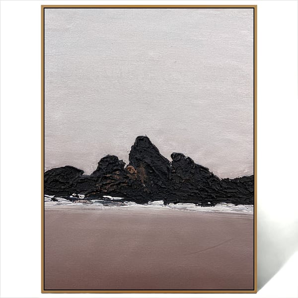 abstract mountain wall art