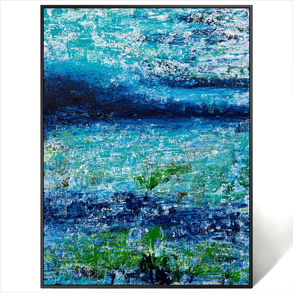 abstract seascape painting